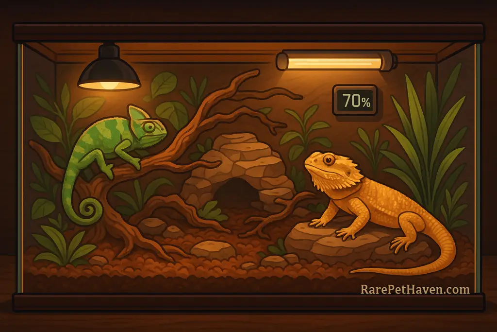 vivarium setup for reptiles
