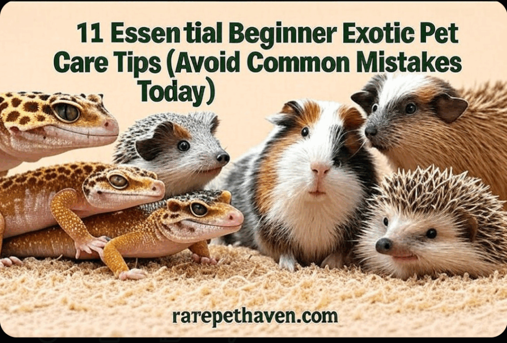 https://rarepethaven.com/beginner-exotic-pet-care-tips/
